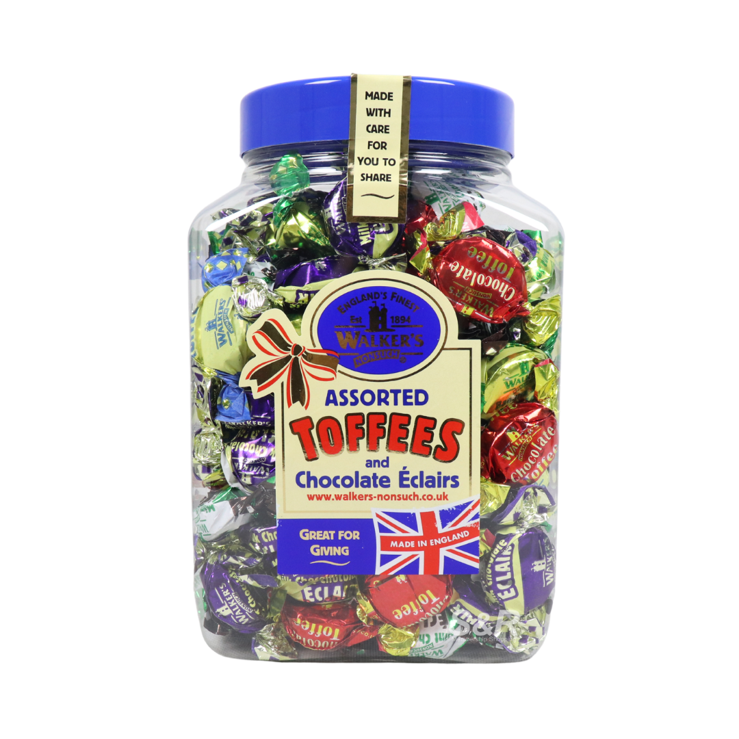 Walker's Assorted Toffees and Chocolate Eclairs 1.25kg